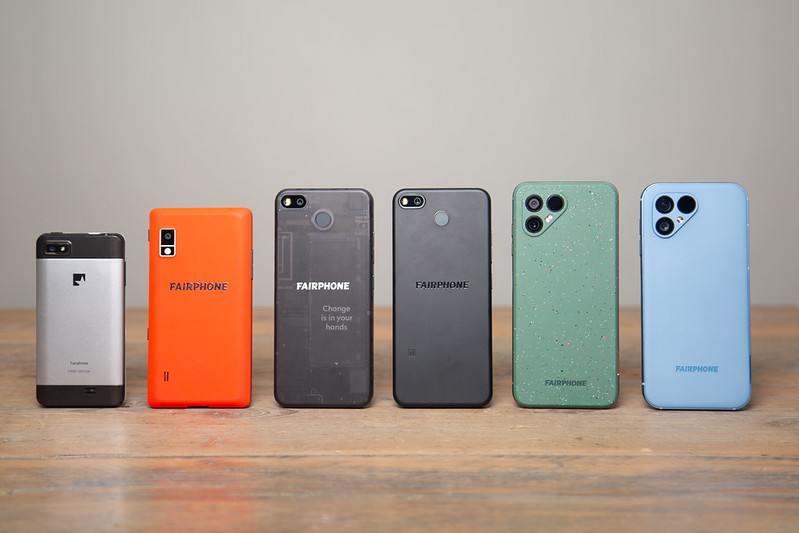 Toutes les versions du Fairphone jusqu'au Fairphone 5